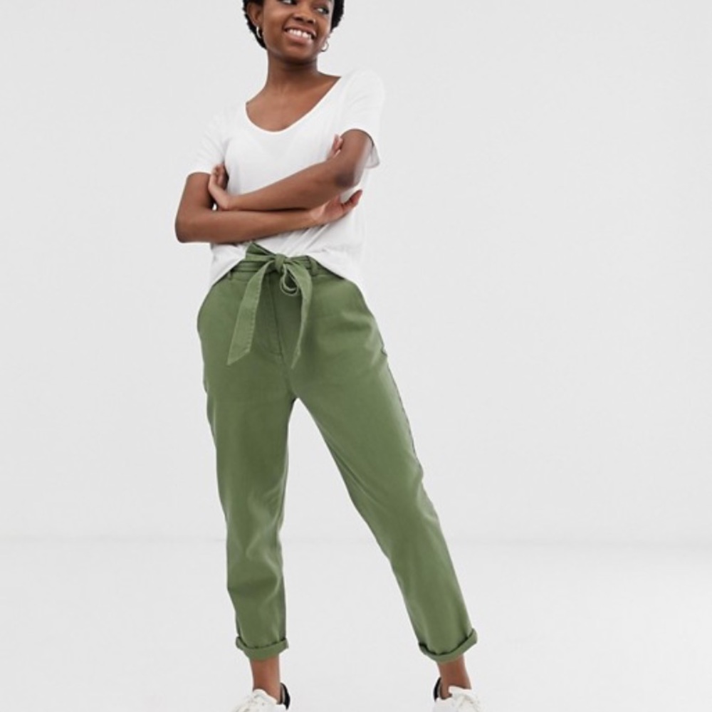 ASOS soft pants - olive green